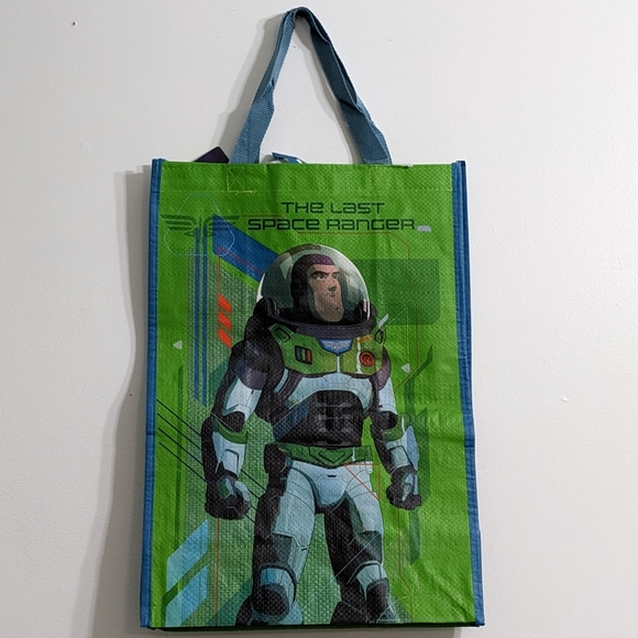 Disney Pixar Buzz Lightyear The Last Space Ranger Reusable Tote Bag, NWT - Picture 2 of 6